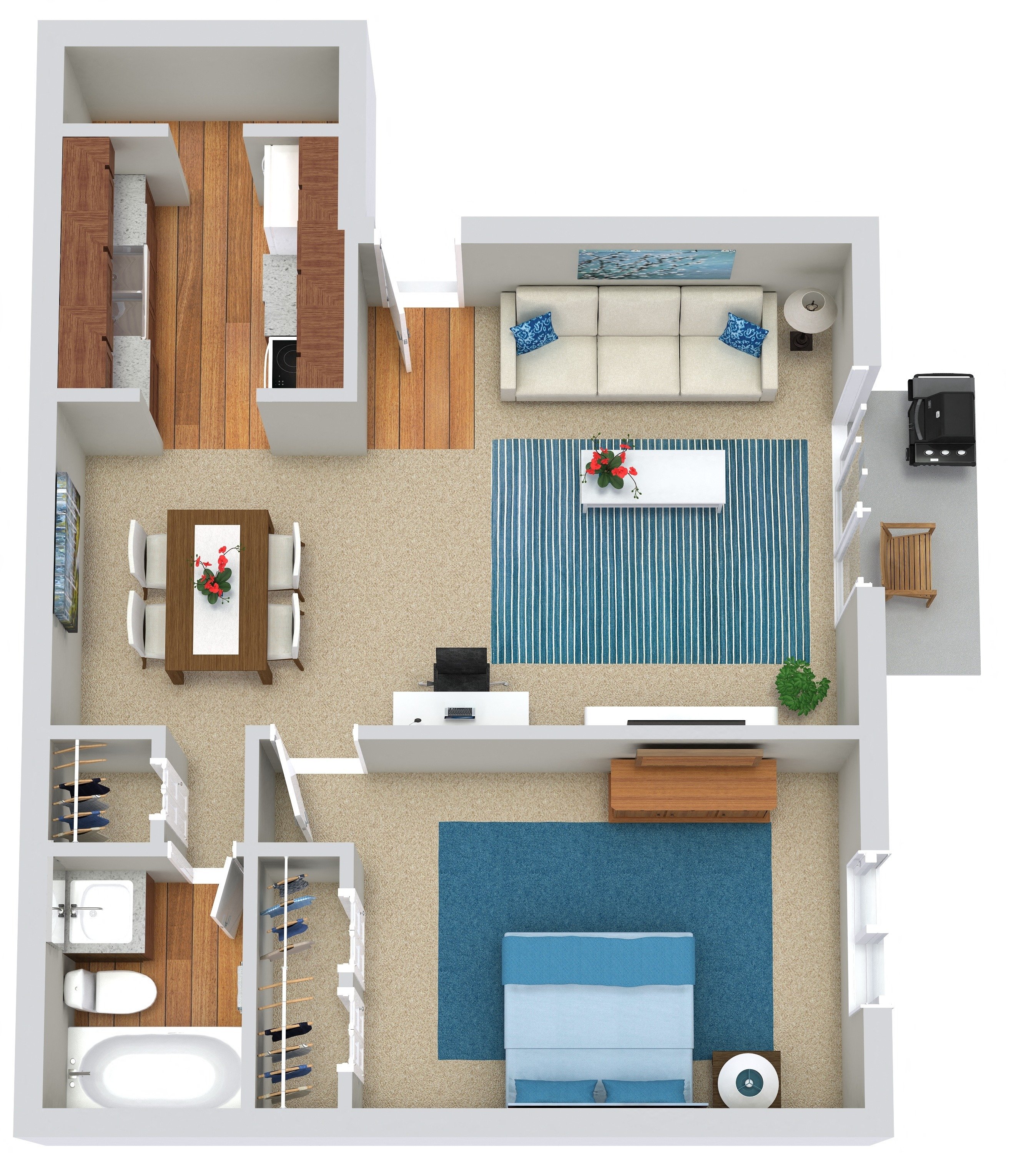 Breton Court – 1 Bed | 1 Bath