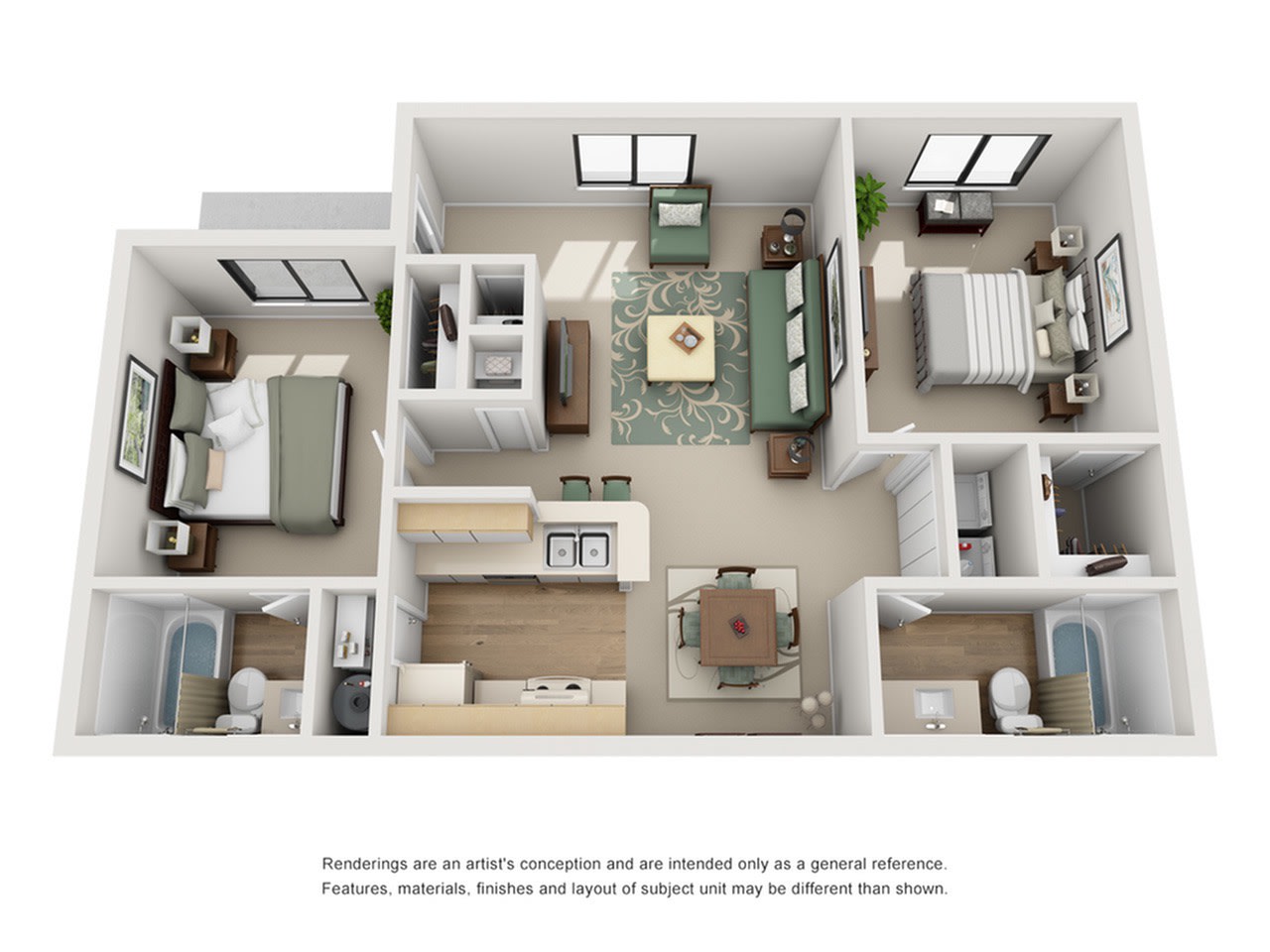 Plantation Flats – 32-C