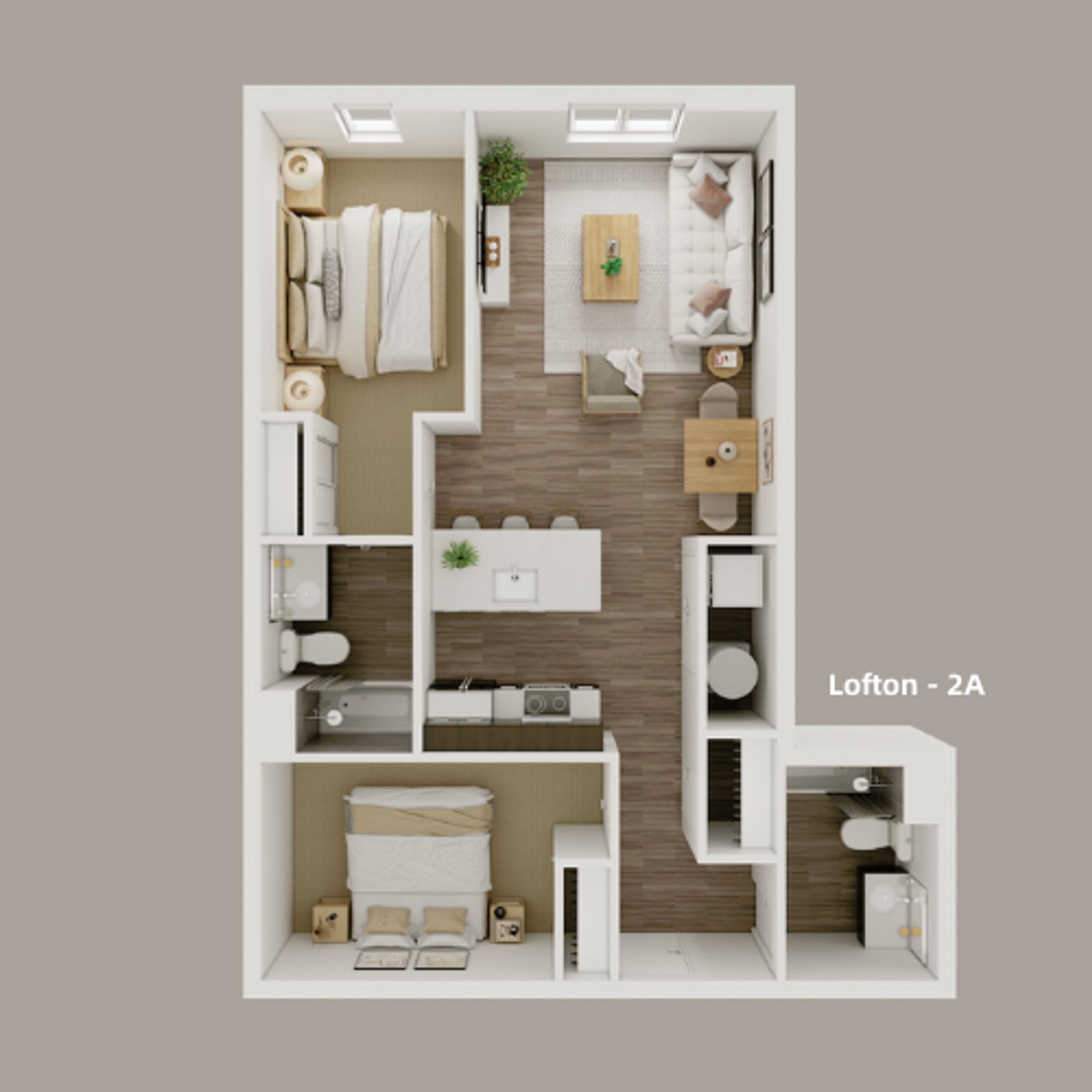 The Lofton – 2 beds, 2 baths, $1499