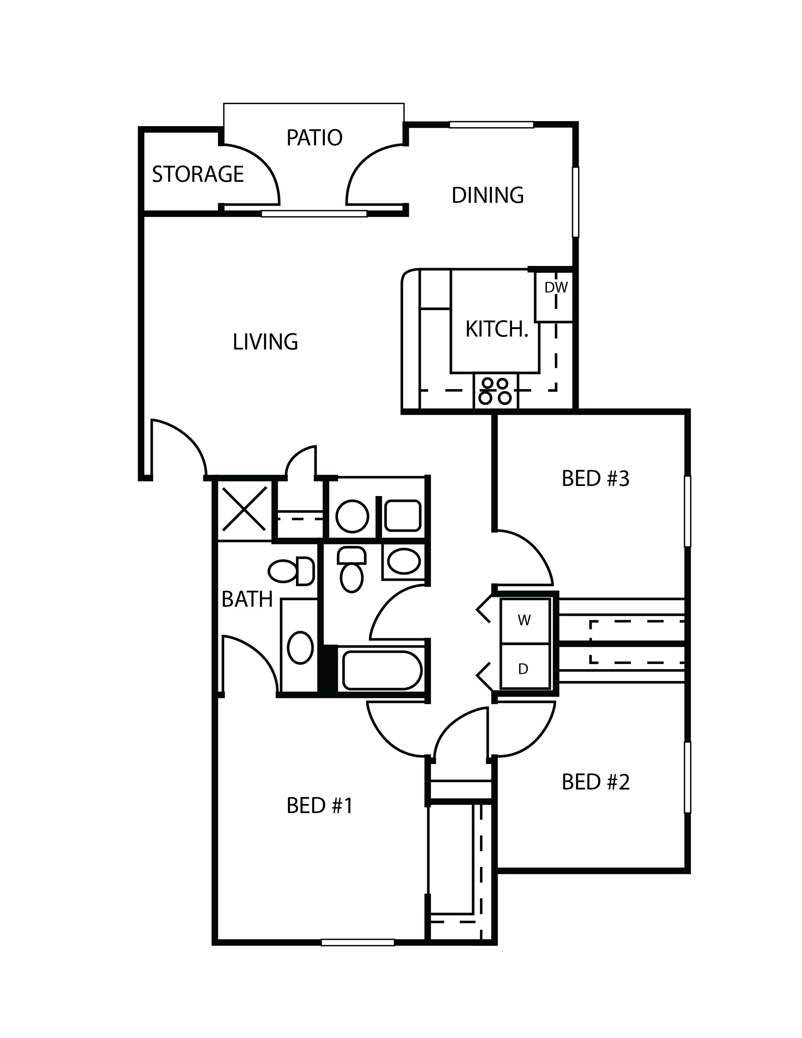 Washington Park – 3 Bedroom | 2 Bath (Affordable)