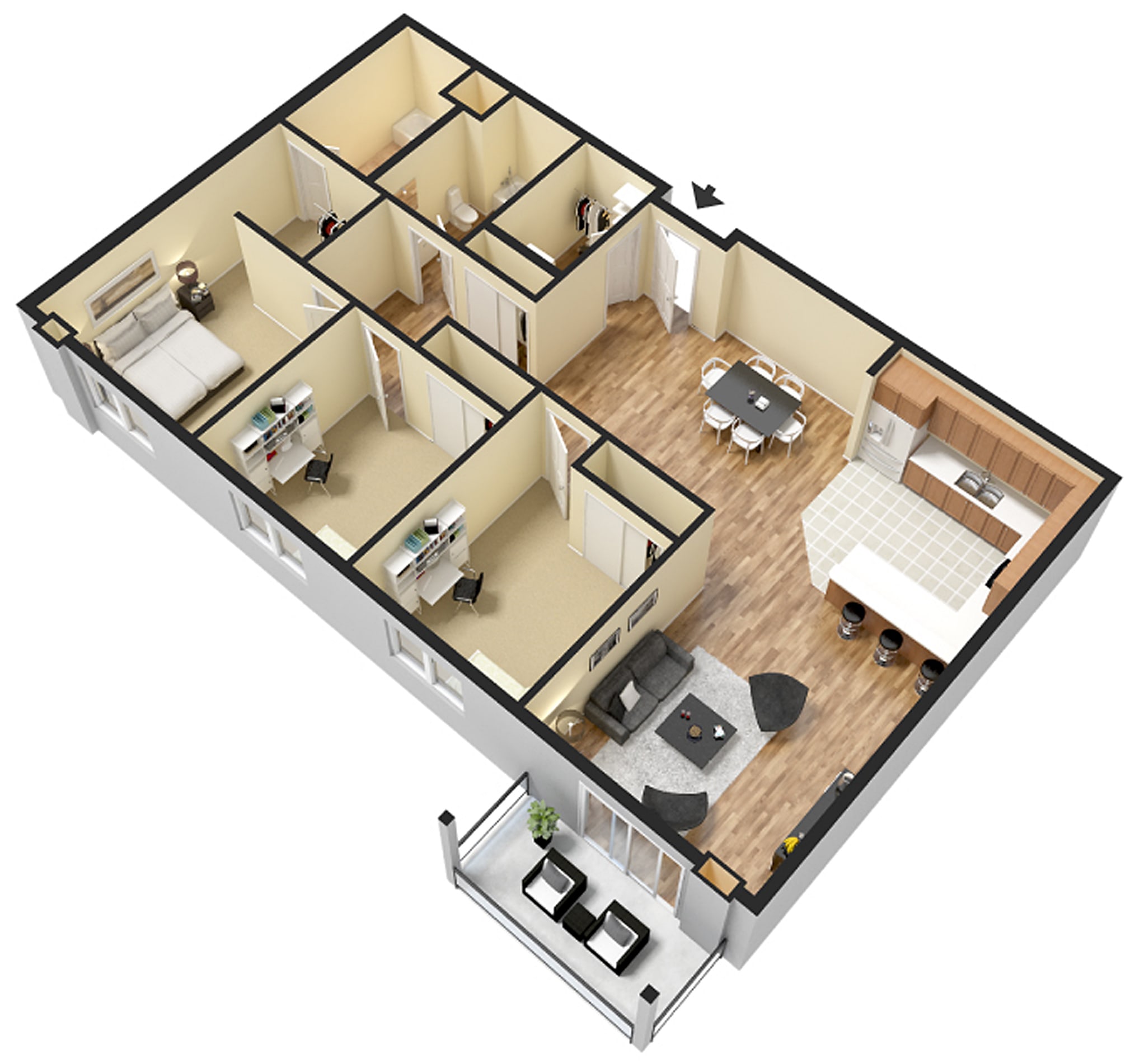 Tioga Apartments – 110