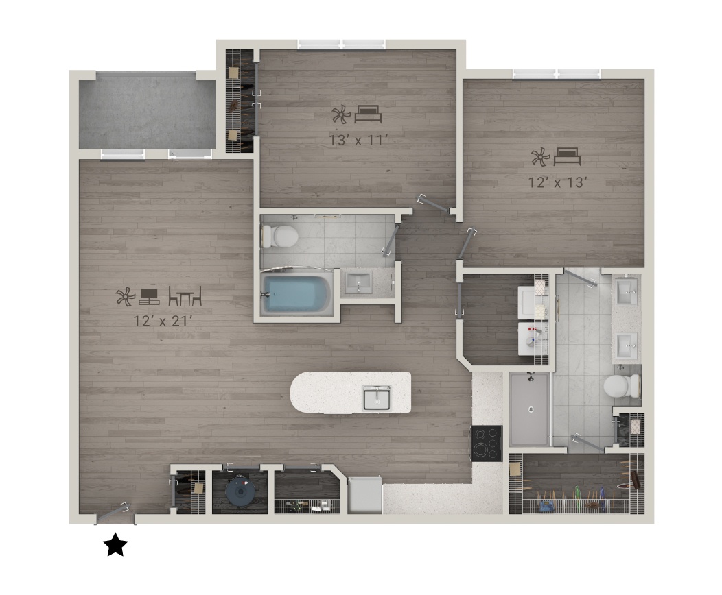 Linz Bayview Apartments – 1207