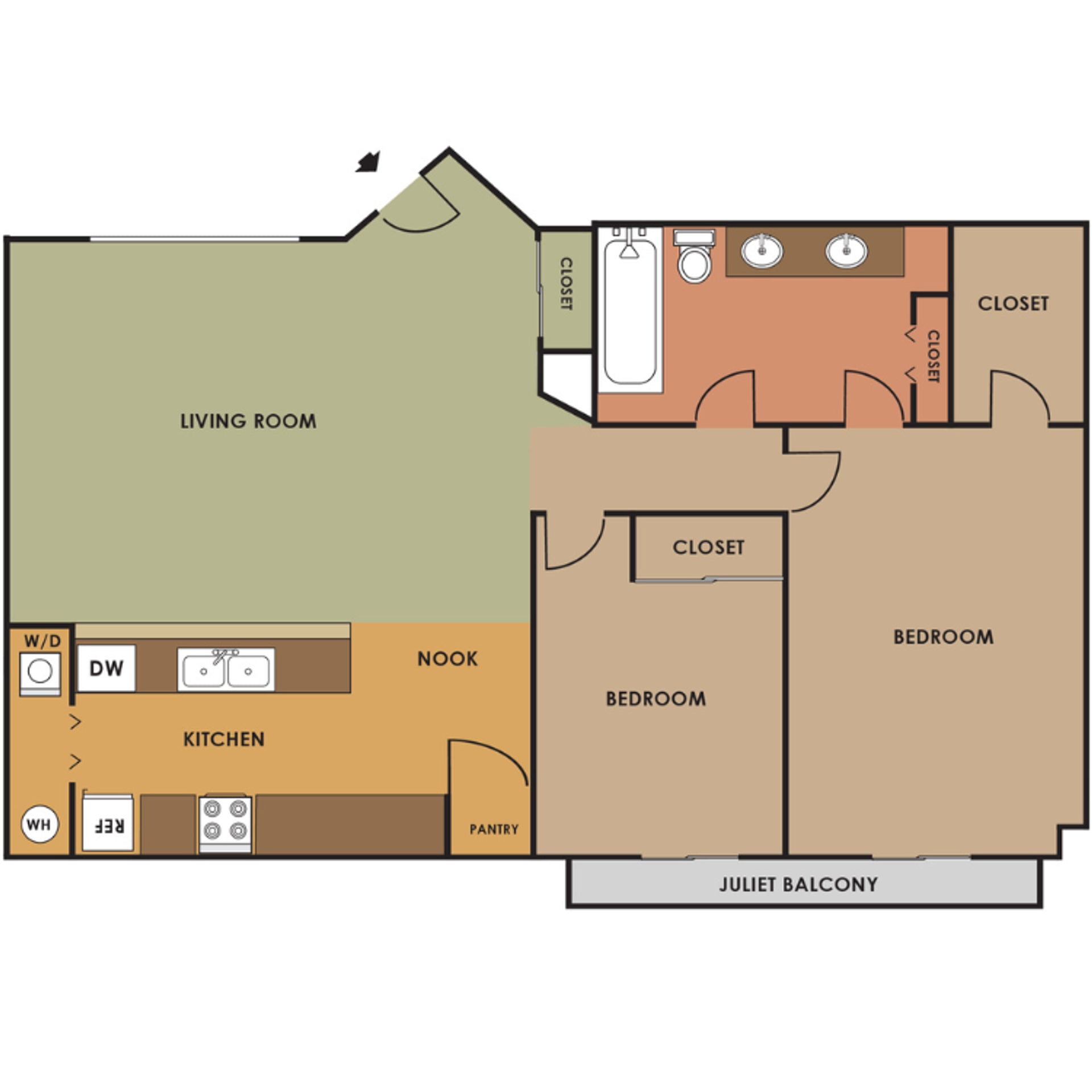 Lion Tempe – 2 beds, 1 bath, $1400