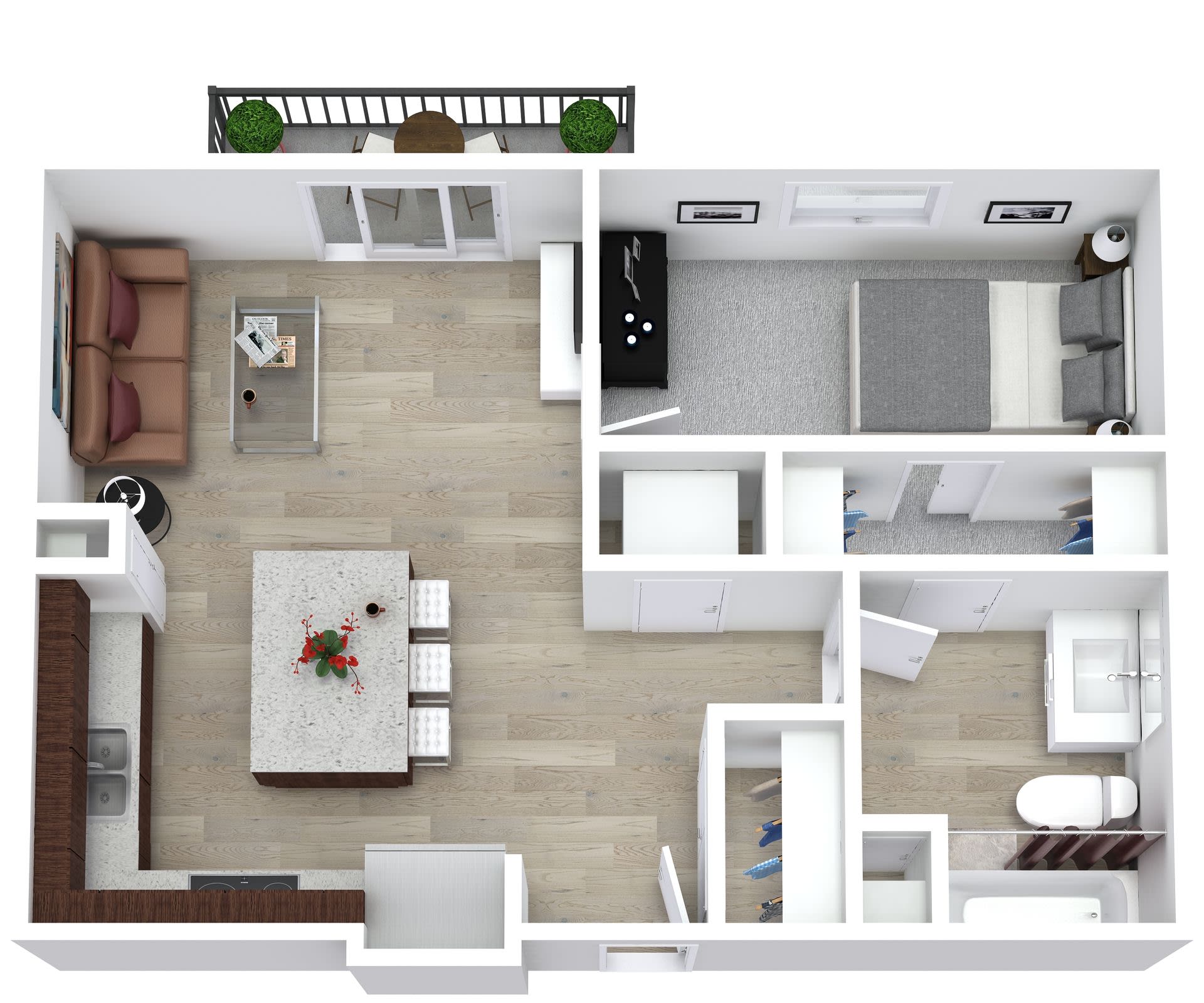 Wobegon Crossings – 1 bed, 1 bath, $1270