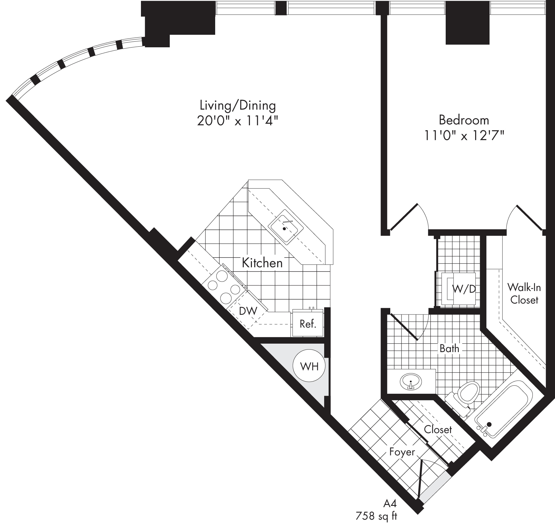 The Promenade at Harbor East – 1106