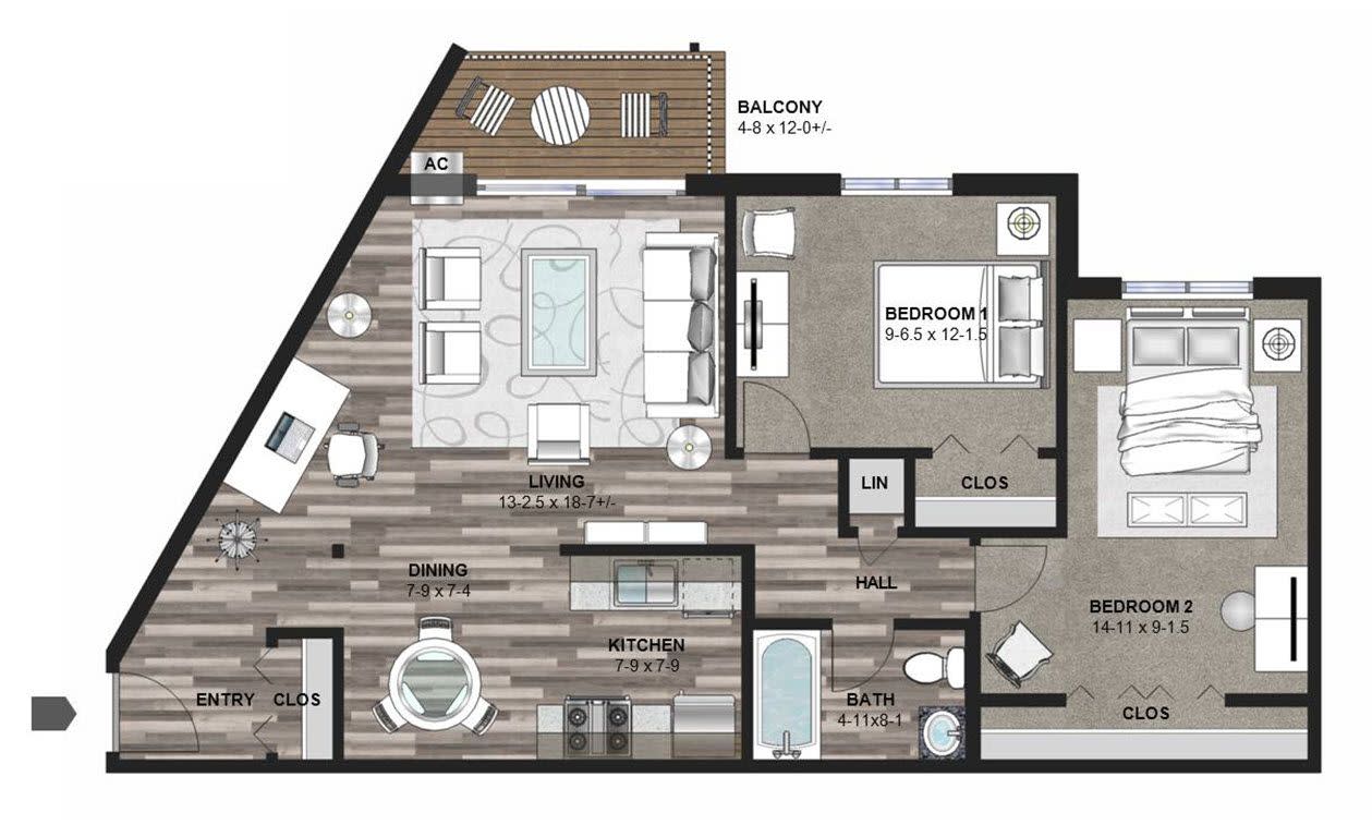 The Birchway Apartments – 101