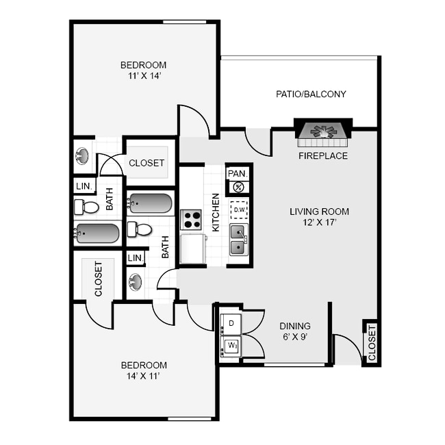 Keller Oaks Apartments – 1406