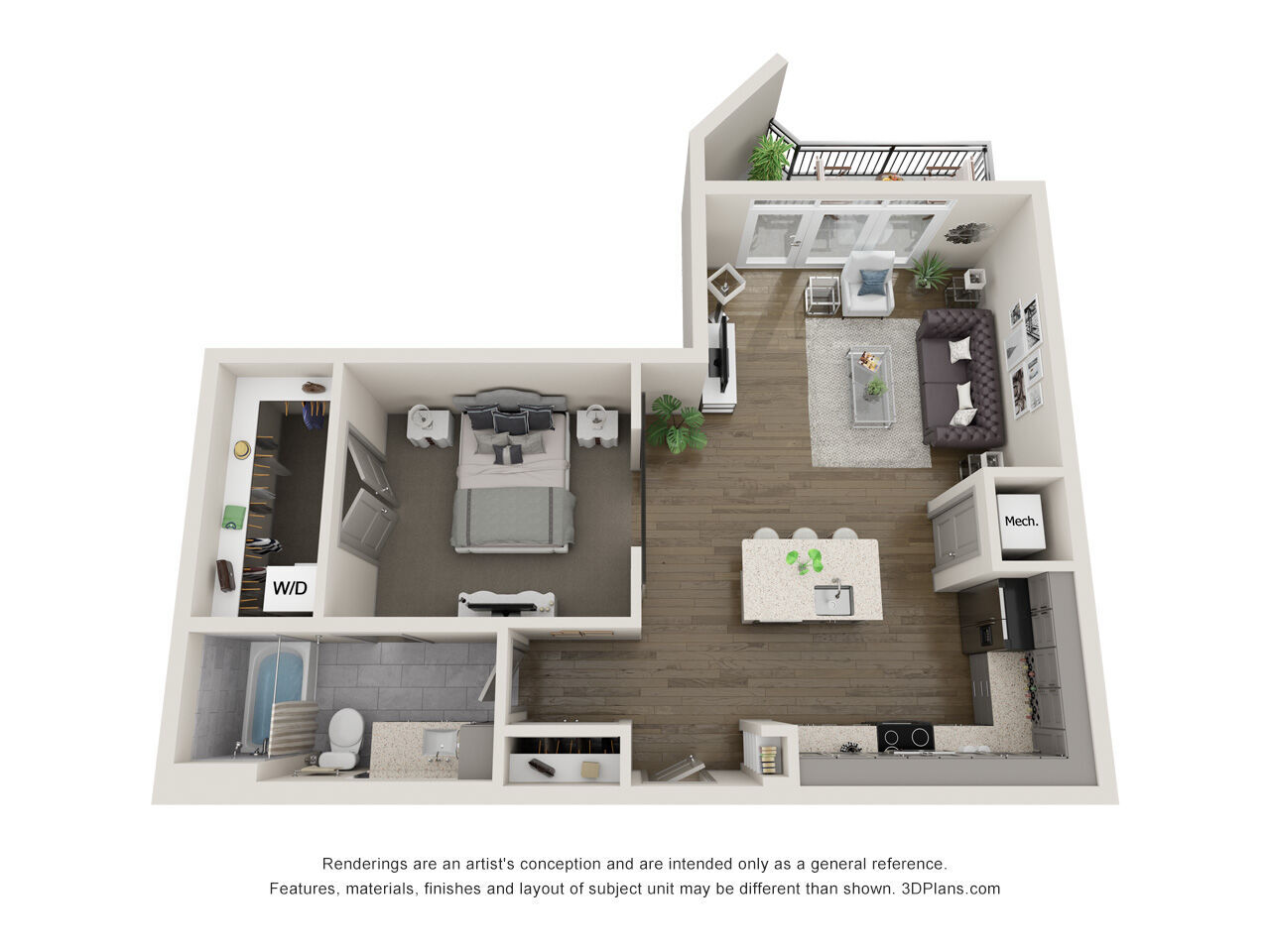Preserve at Westfields I – 1 bed, 1 bath, $2389