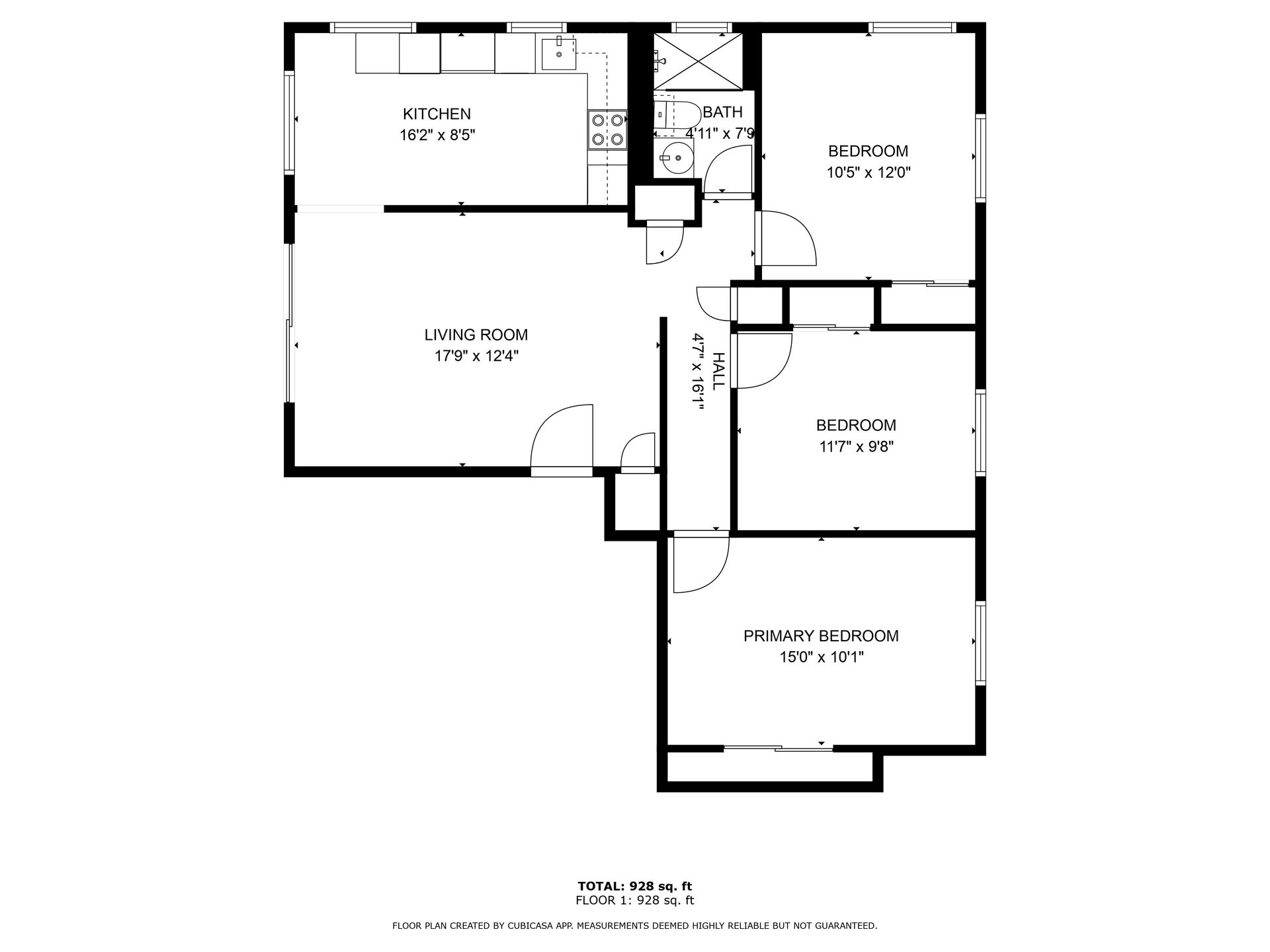 Maxwell Terrace – 3 beds, 1 bath, $1499