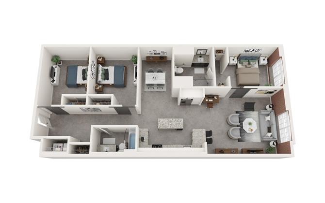 The Lofts at Woodside Mill – 1443