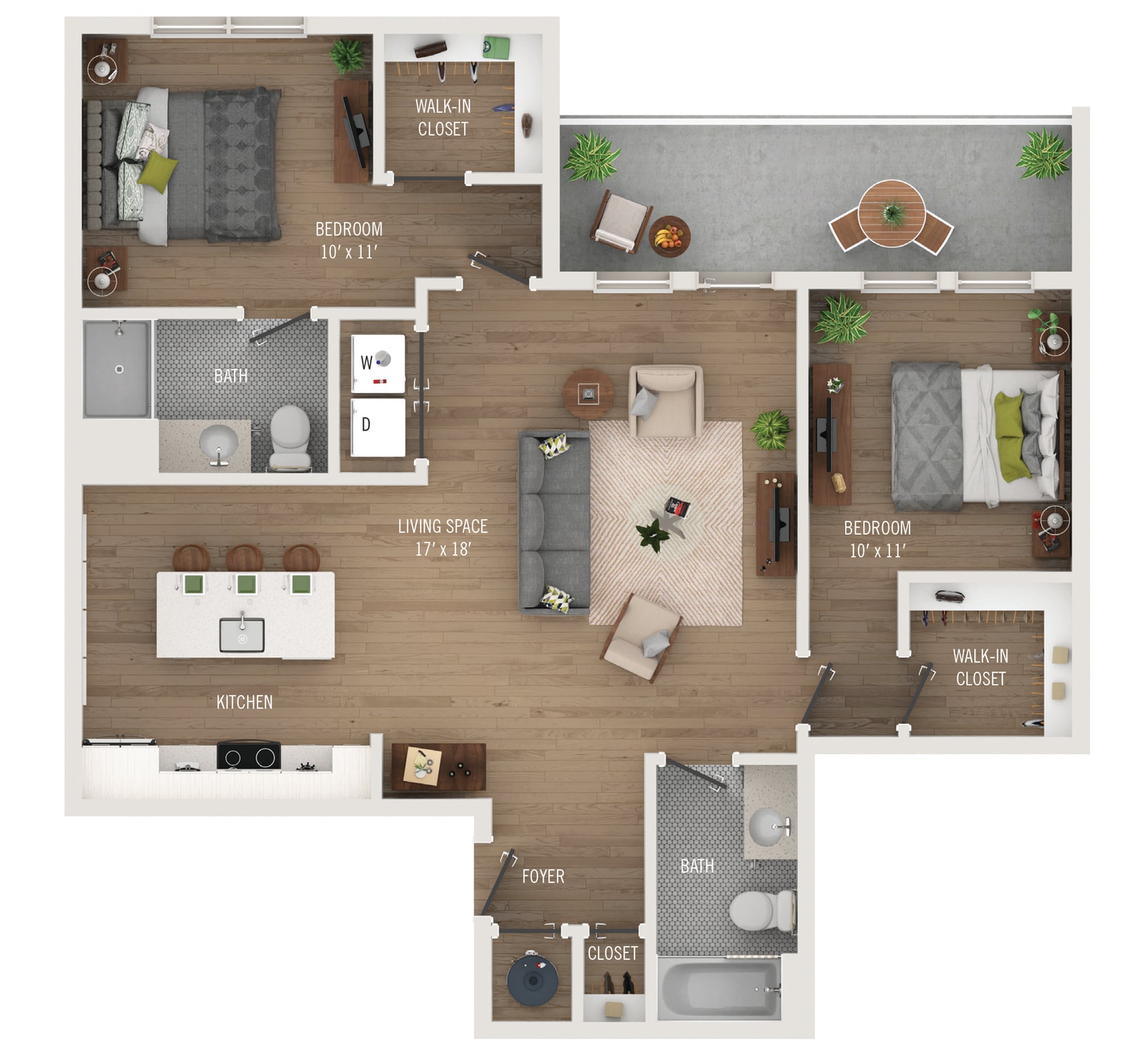 Library Park Apartment – 217