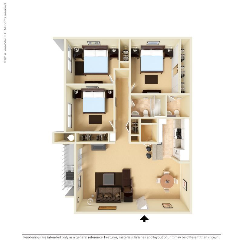 San Gabriel Villa – 3BR 1 1/2 BA