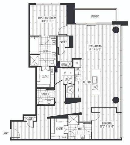 The Residences at La Colombe d'Or – 1111