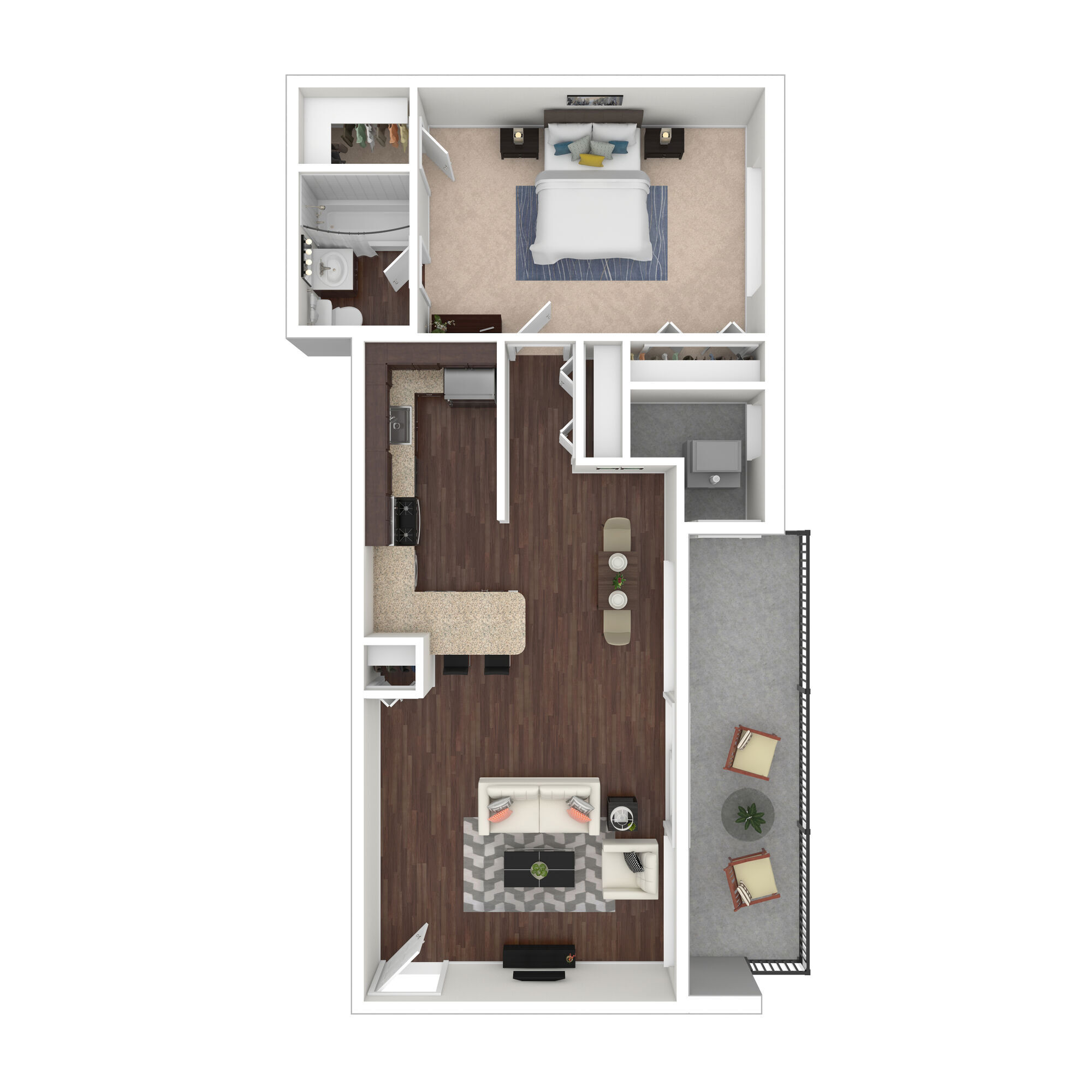 Parkside Landing – One Bedroom-1
