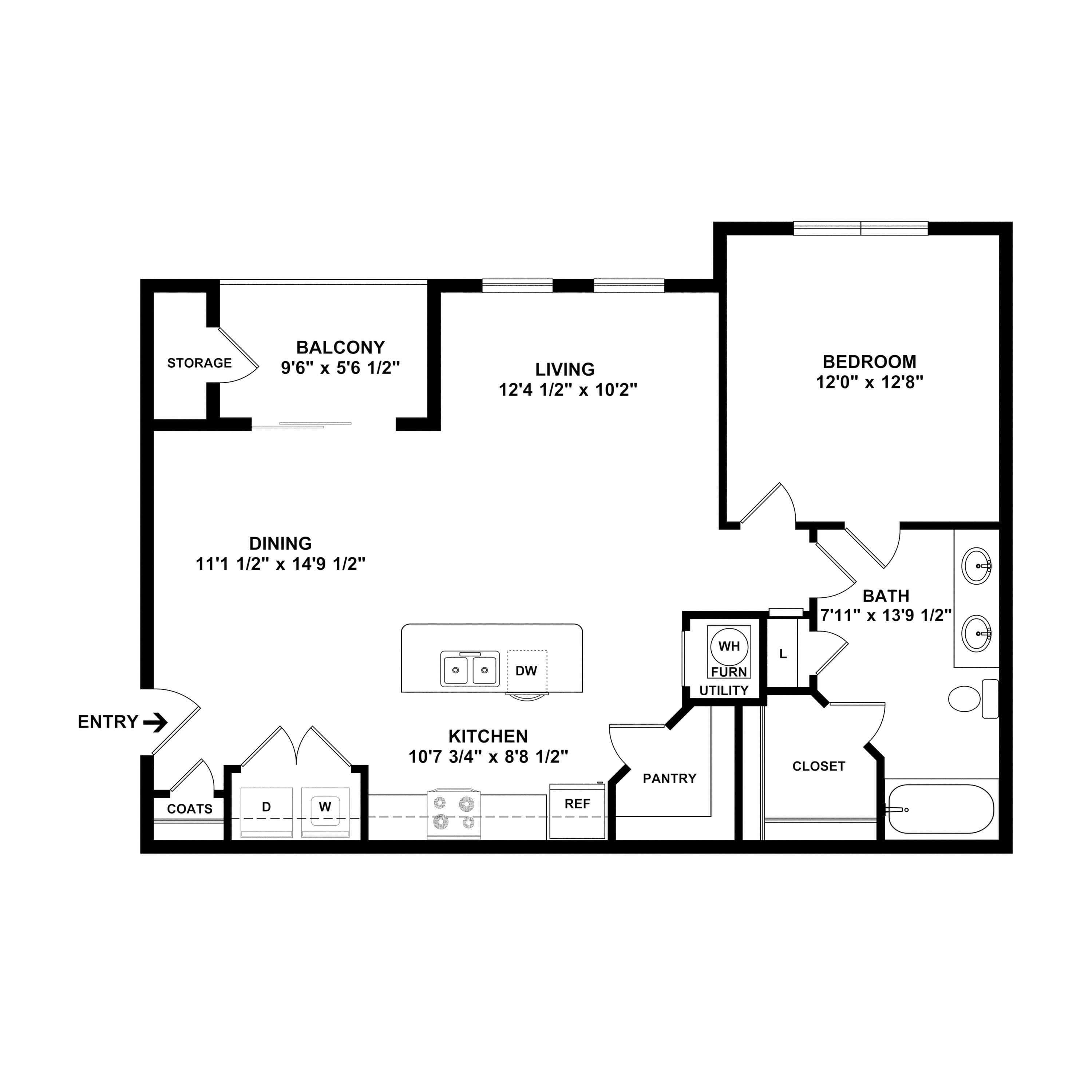 Flats at Walnut Ridge – 5-206
