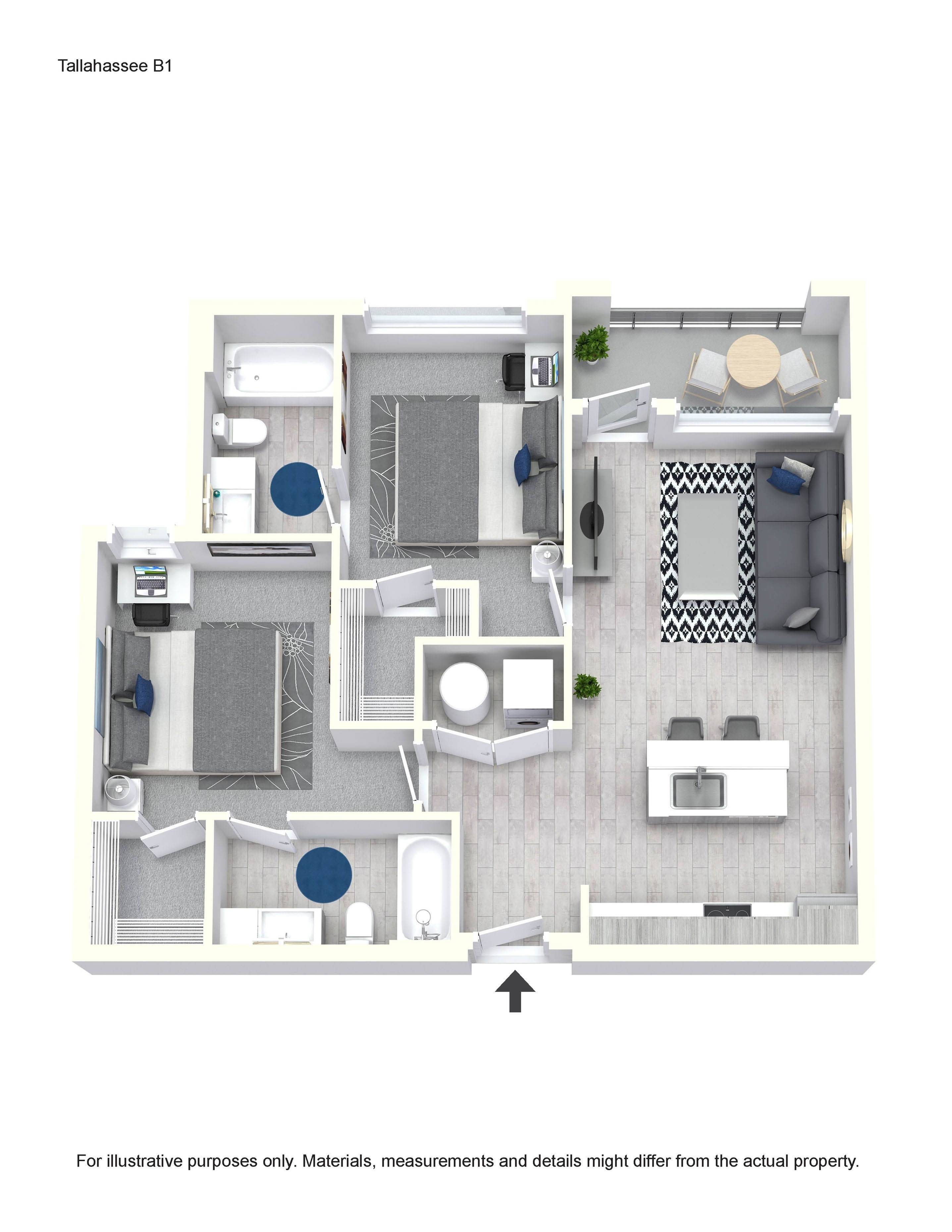 Student Housing – Private - Priced By Bed