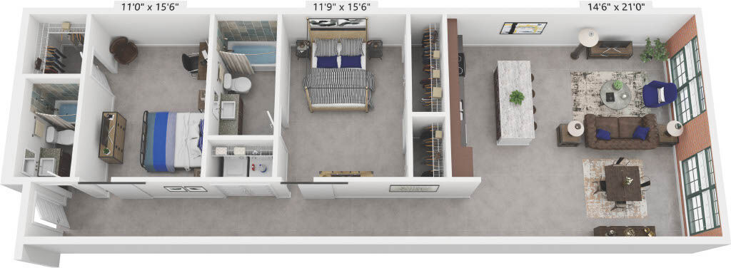 West Village Lofts at Brandon Mill – 101