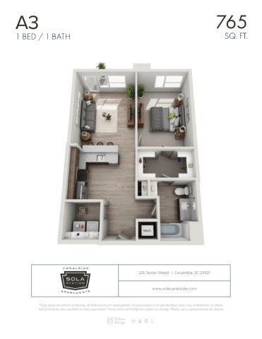 Sola Station Canalside Apartments – 2-3009