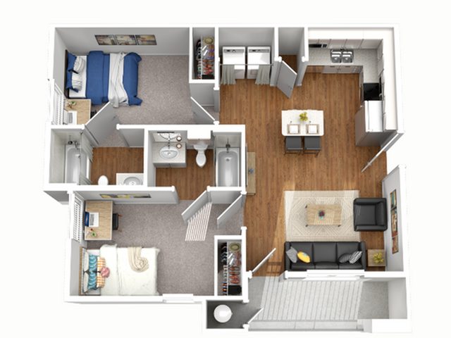 Stadium Park – Private - Priced By Bed