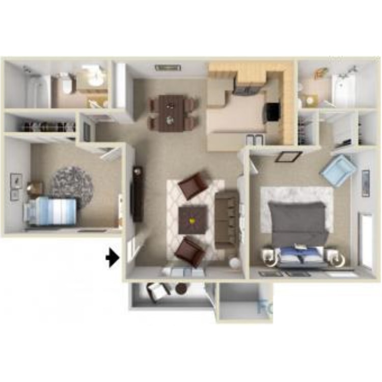 Elan Milano – 2 Bed 2 Bath