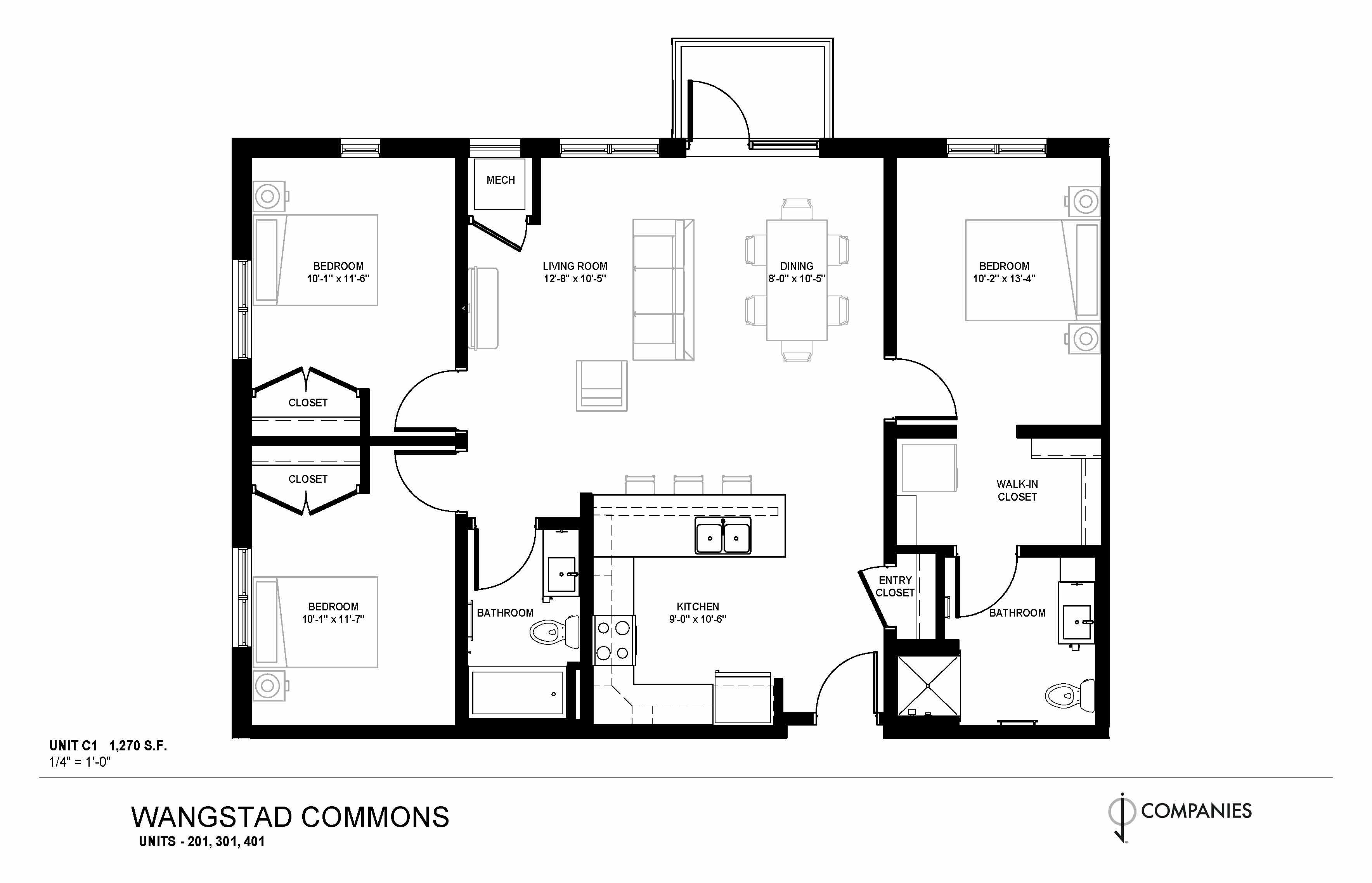 Wangstad Commons – 3 Bedroom (C1-60)