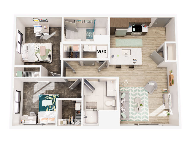 Union on 6th – Entire Unit - Priced By Bed