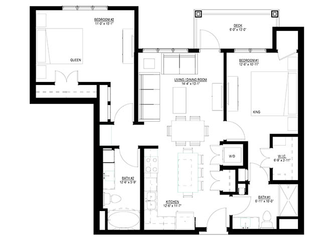 Affordable Housing The Landings Of Lexington – 2-203