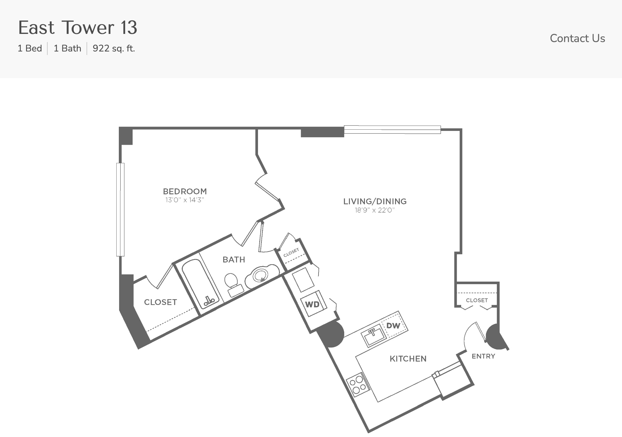 Residences at 1 Brown – 713