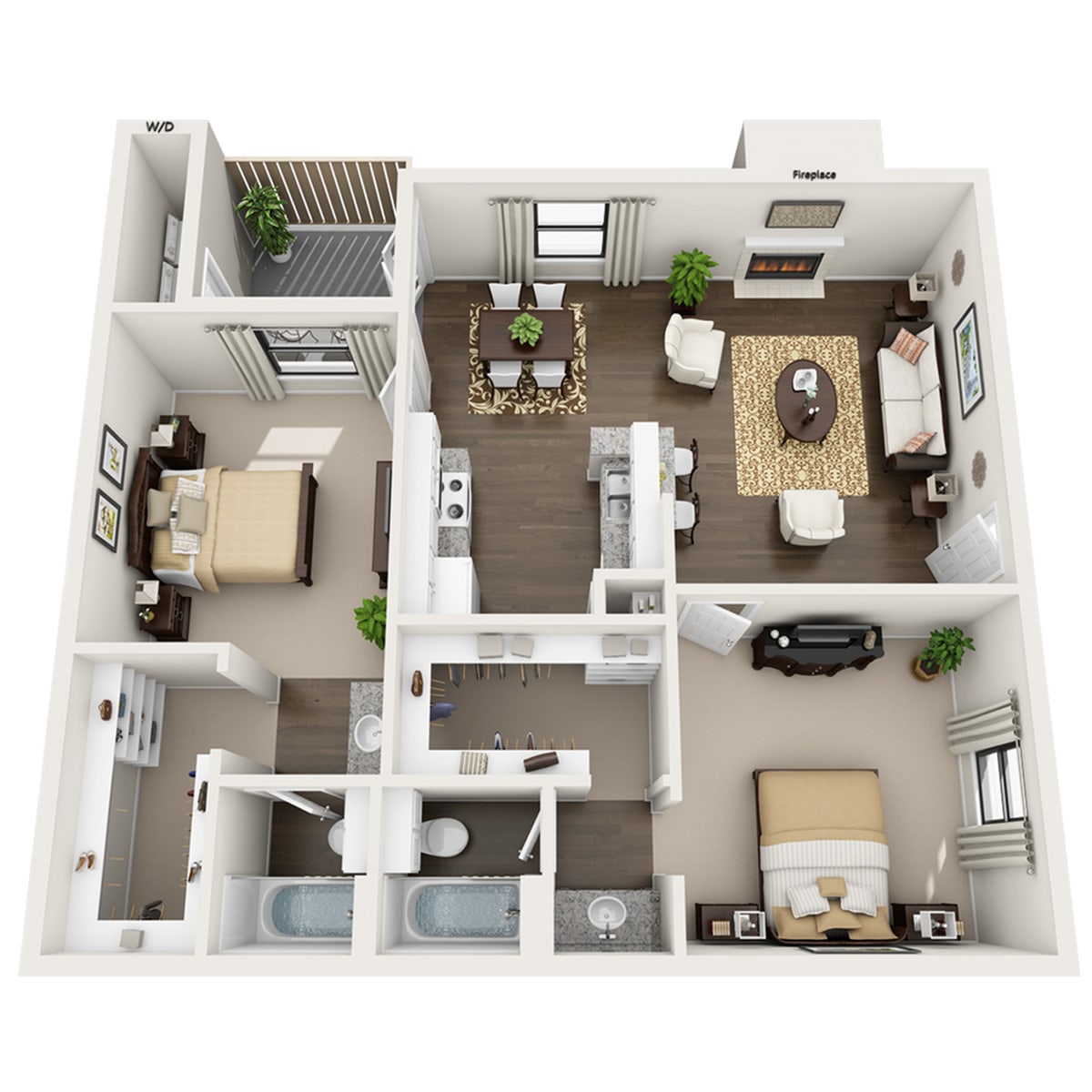 The Landing College Station – Furnished Corner Unit - Priced By Bed