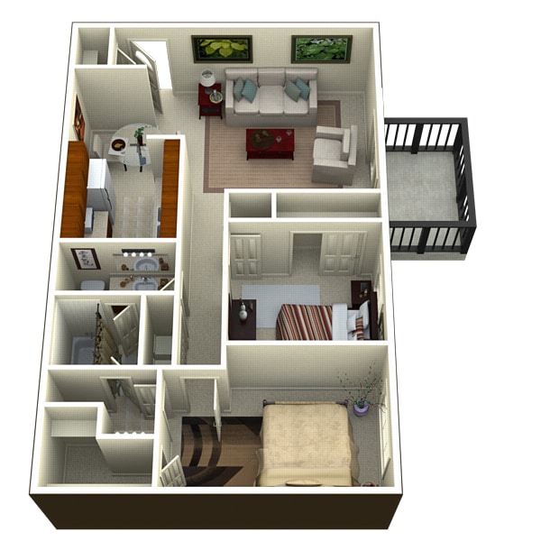 Raintree Apartments – 3-203
