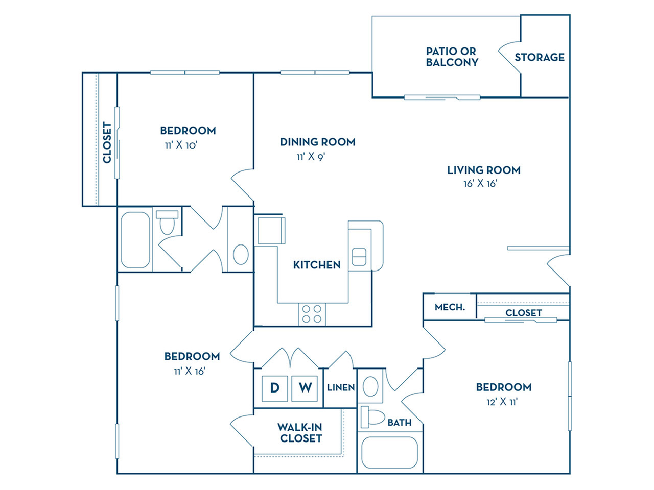 The 1800 at Barrett Lakes Apartments – 2400G