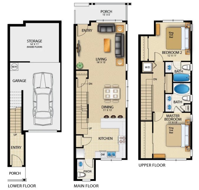 The Woodlands Townhome Apartments – C100