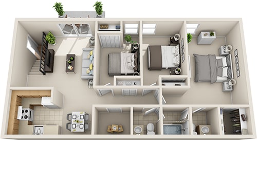 Woods of Williamsburg Apartments – 107A