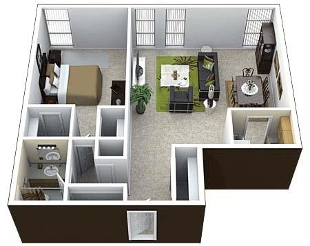 Twin Towers Apartments – 1-1206