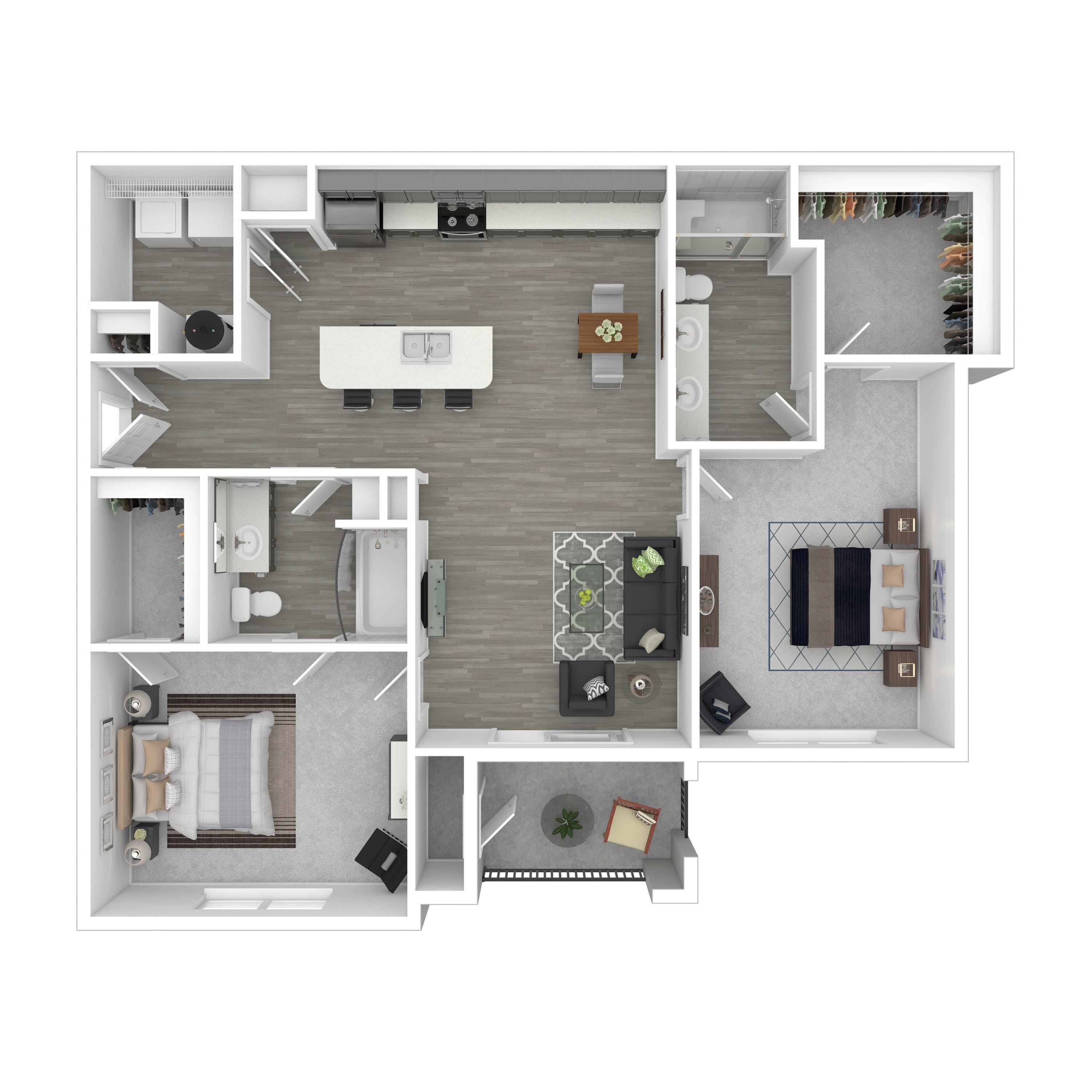 Flats at Walnut Ridge – 6-302
