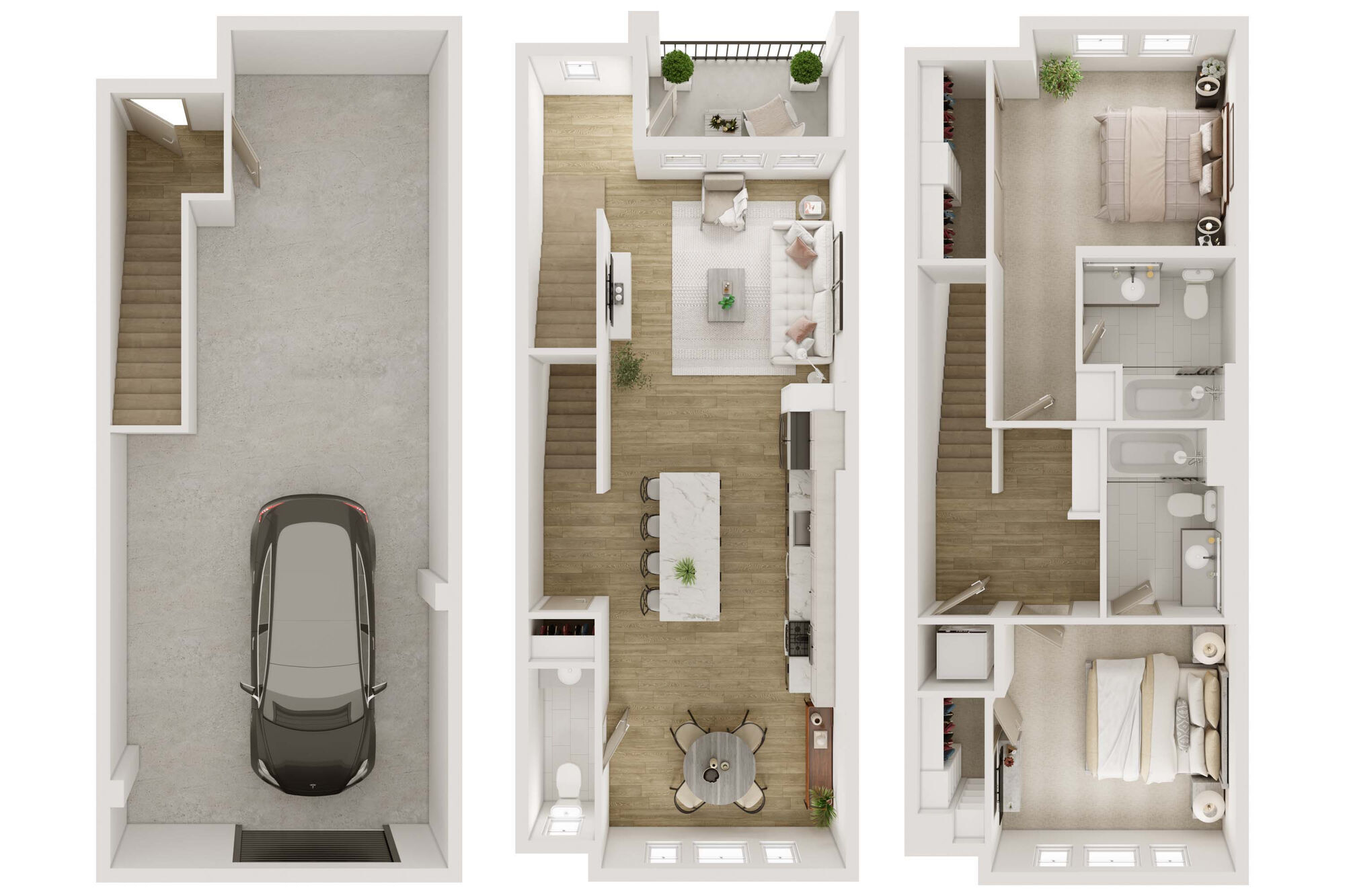 Broadstone Villas – 2BD 2.5BTH TH1