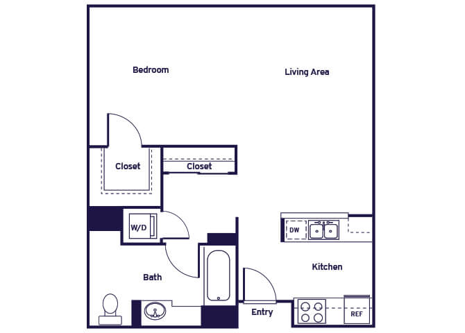 Haven at Del Mar Station Apartments – 2-105