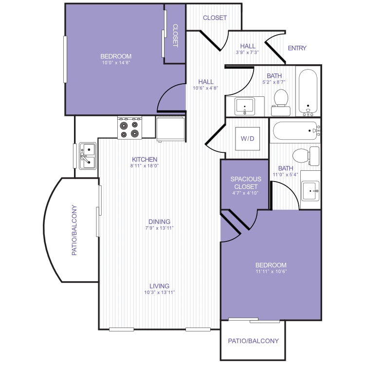 Violet on Broadway Apartment Homes – A2203
