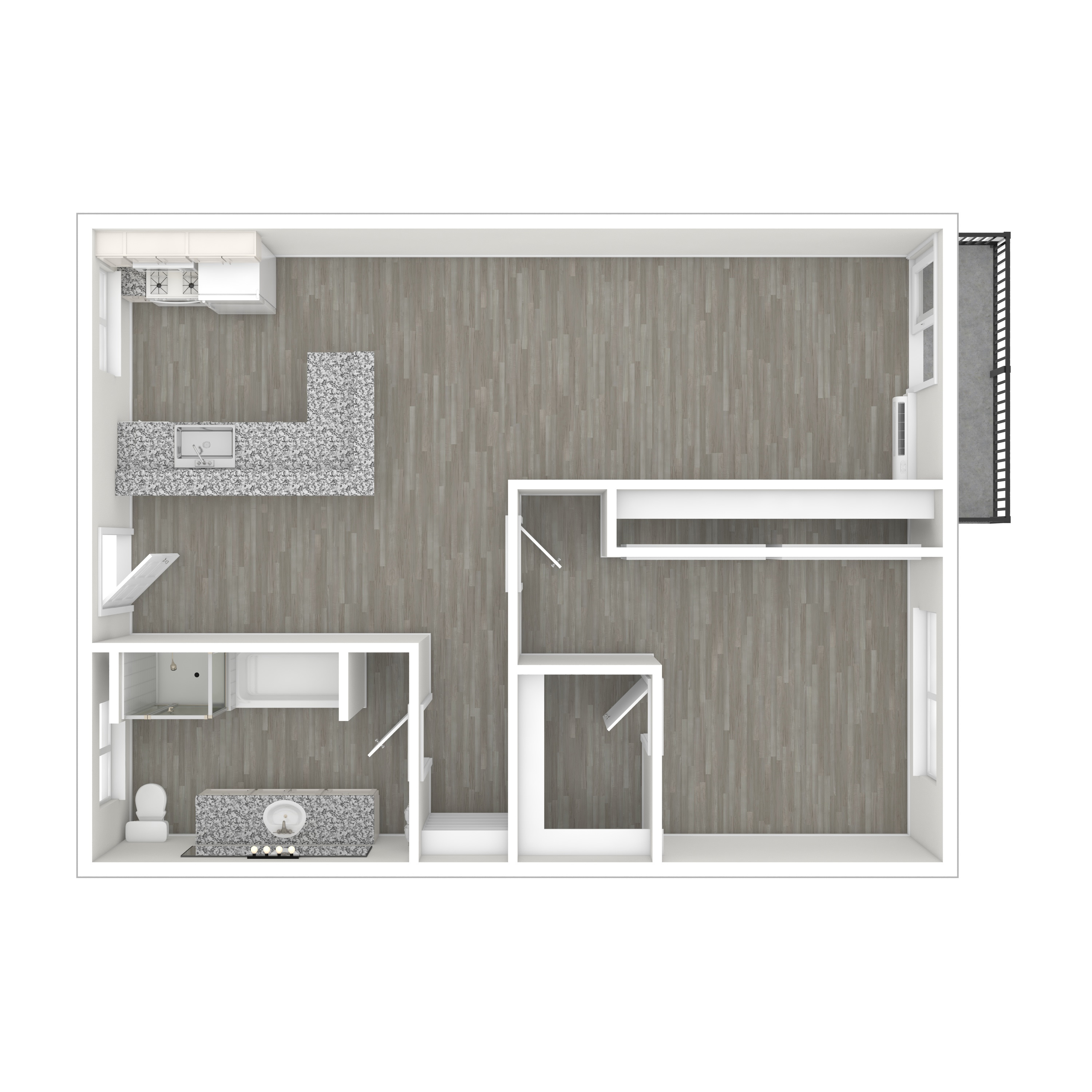 Glade Apartments – 1 bed, 1 bath, $1750