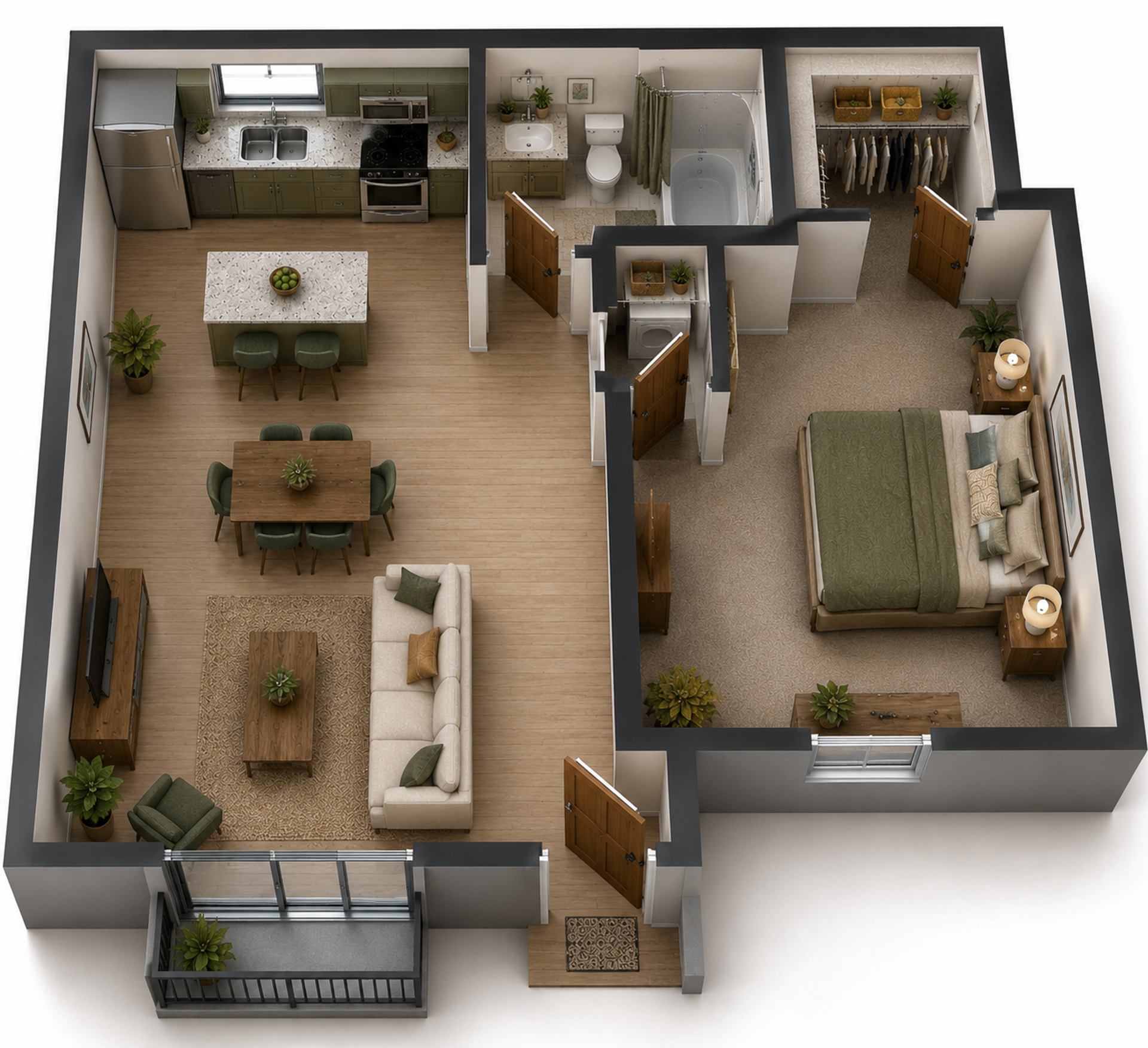 Lofts at Rivers Edge – 1 bed, 1 bath, $1900