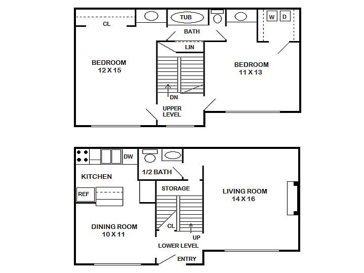 Cambridge Square South – 2 Bed, 2 Bath A Townhome (80% Income Restricted)