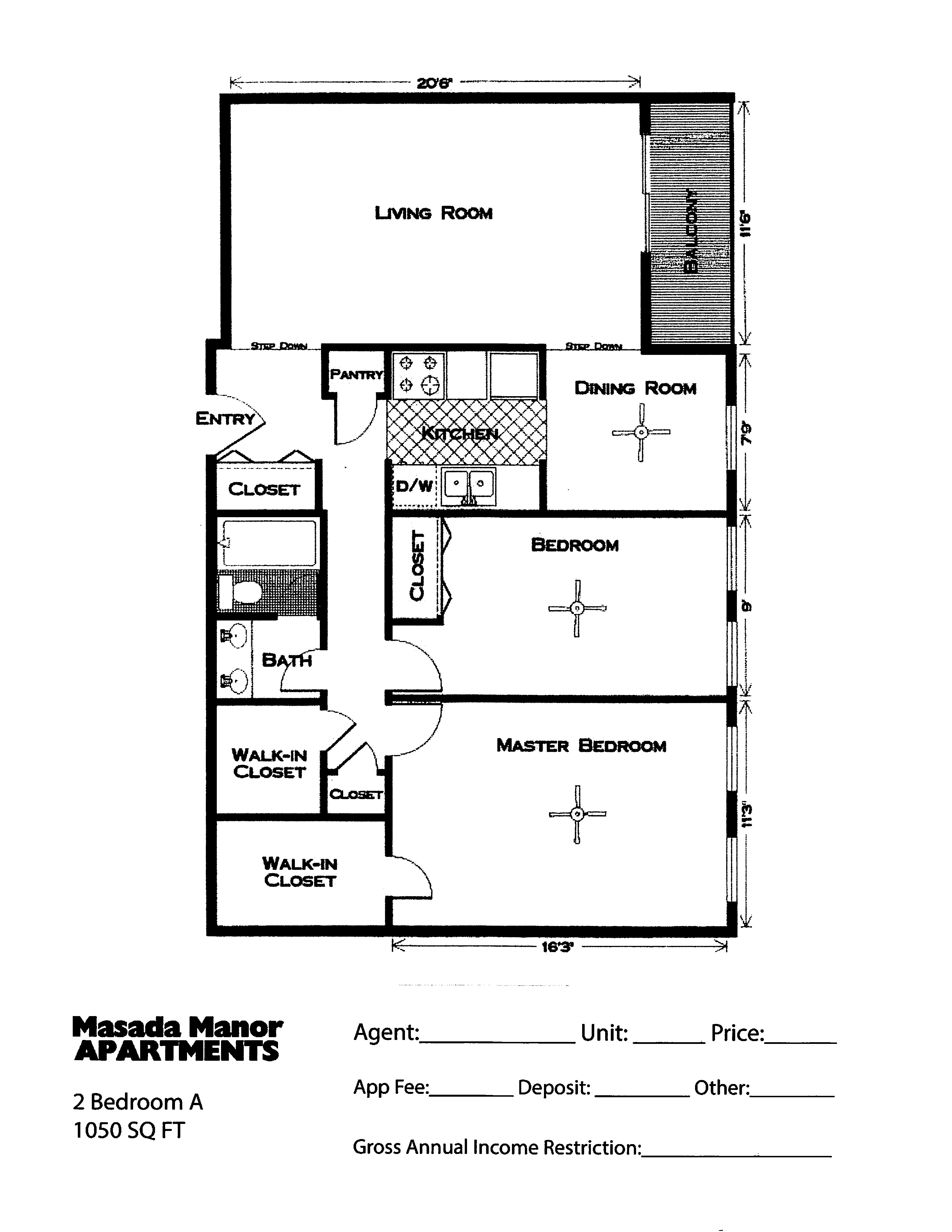 Masada Manor – 2.1bedA