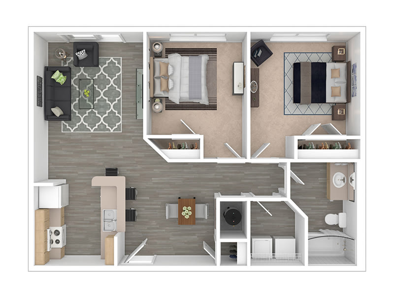 The Peaks of Knoxville – Affordable Two Bedroom One Bath 60%