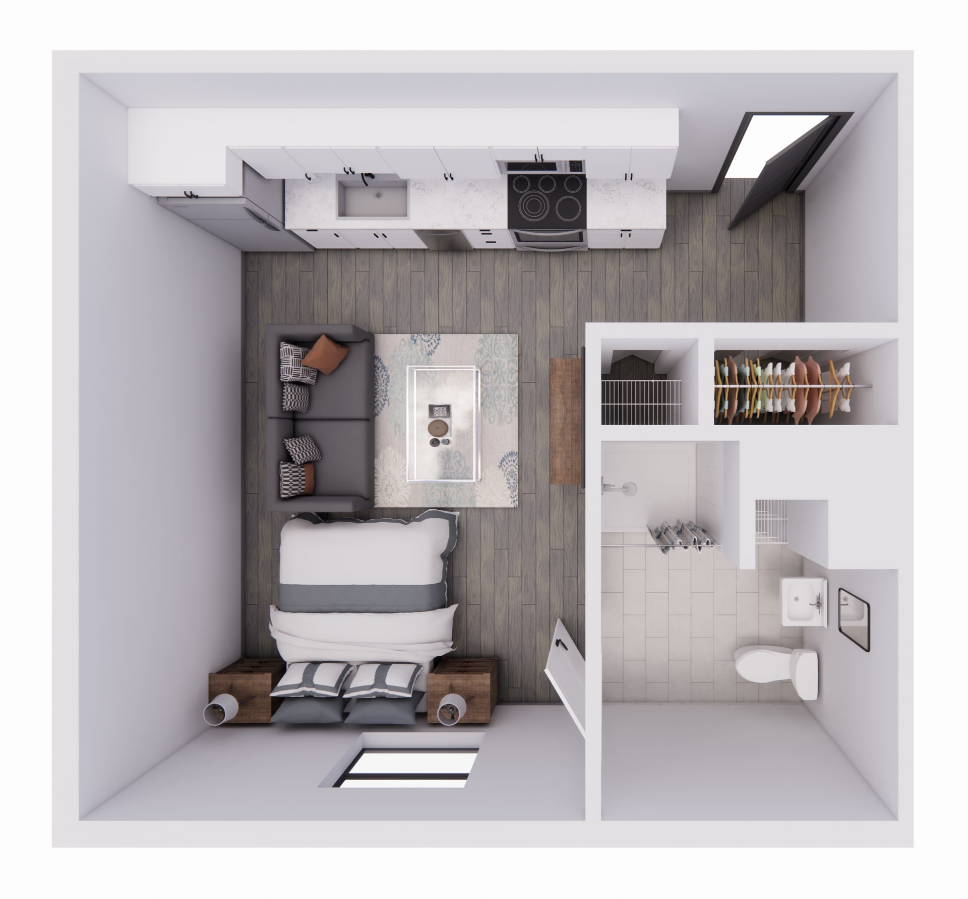 Market Street Apartments – Studio, 1 bath, $820