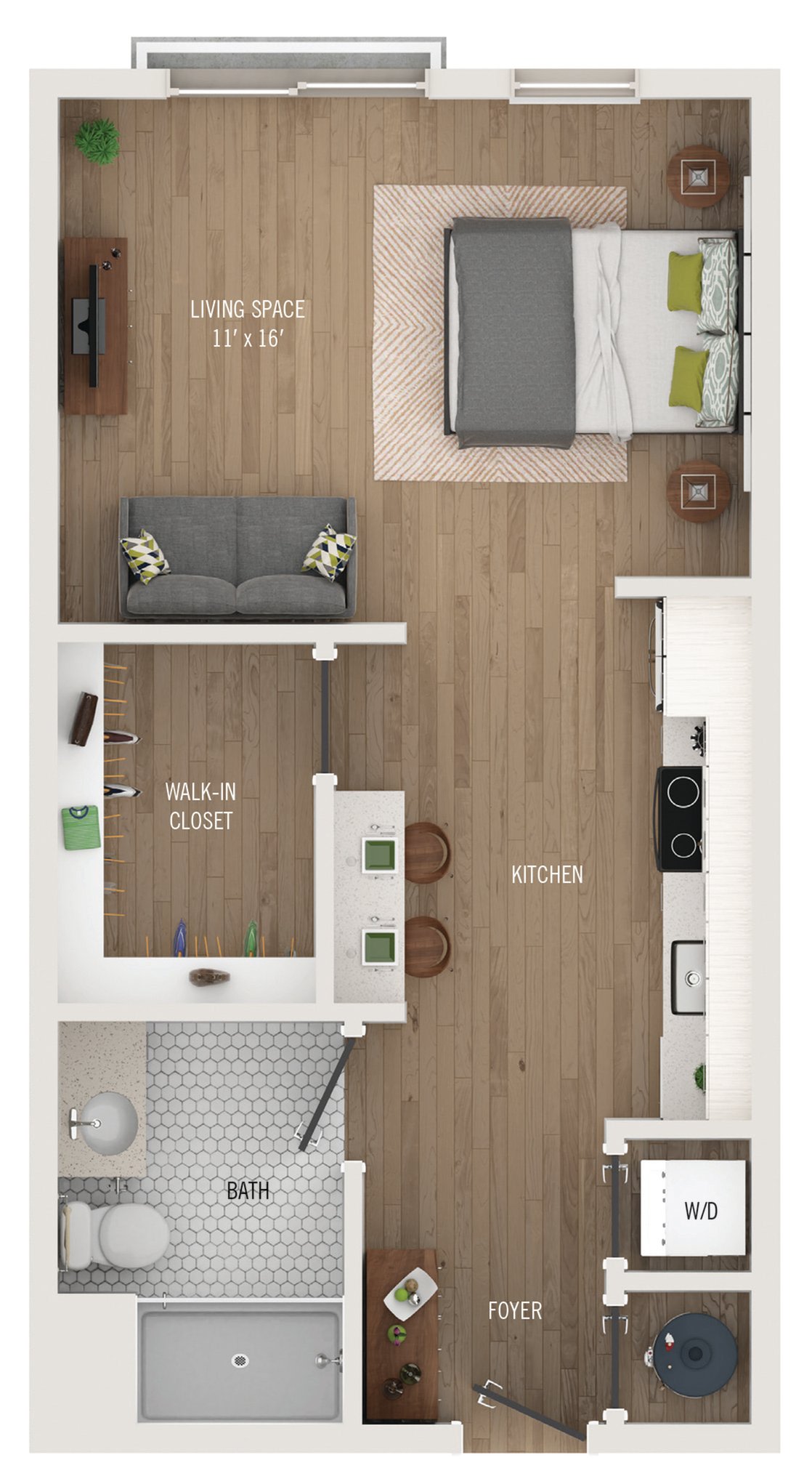 Library Park Apartment – 202