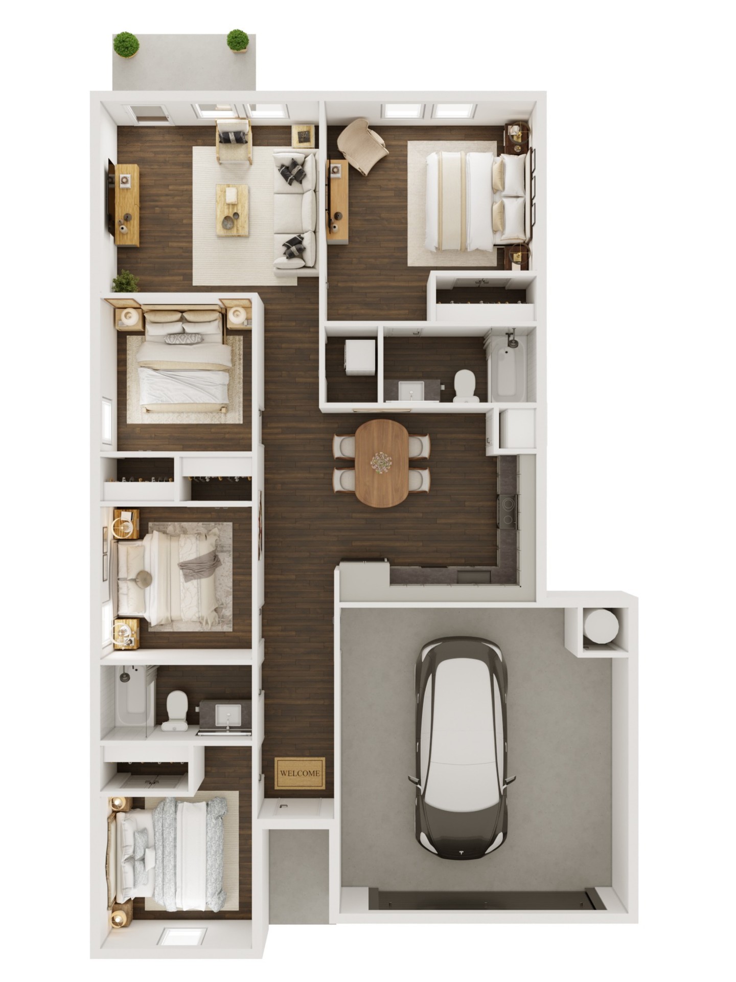 Now Leasing: 2,3, & 4-Bedroom Duplexes at Woodward Park with Attached Garage—Apply Today! – 022-6301 NW Brickhaven St