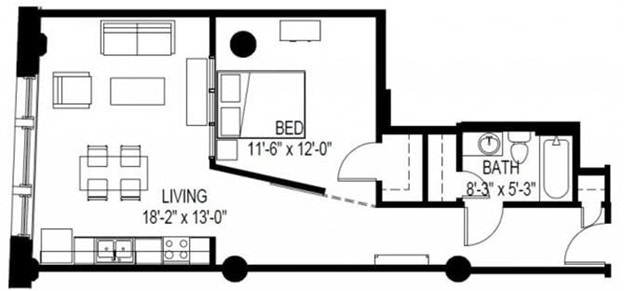 Renaissance Box – 1 Bedroom, Income Restrictions
