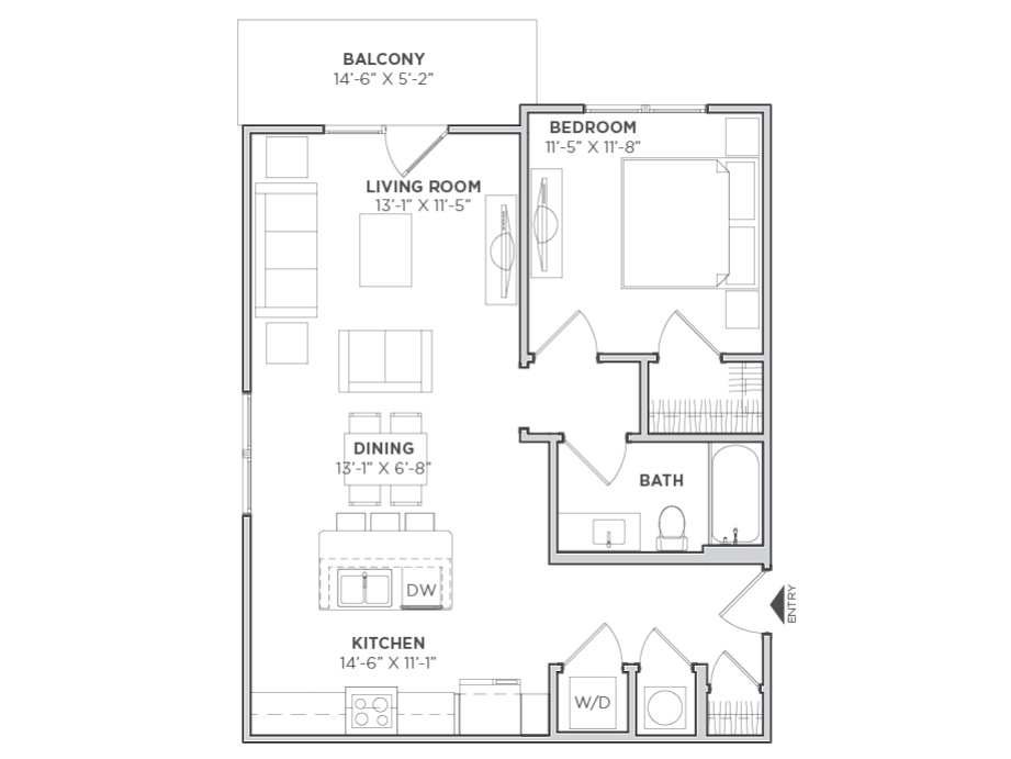 Tribute Verdae – 1 Bed, 1 Bath