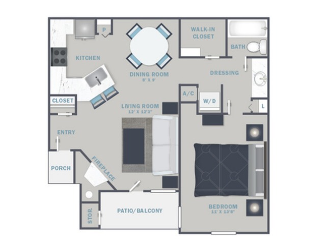 Elliot Baymeadows – 1 Bed, 1 Bath B Upgraded
