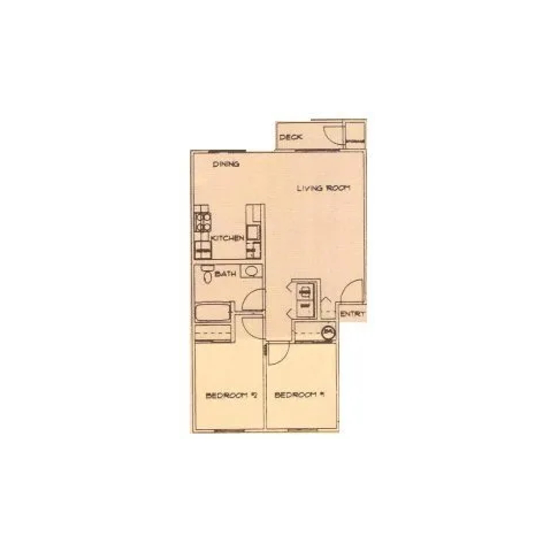 Summit – 2 beds, 1 bath, $1620